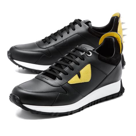 fendi sneakers yellow|Fendi black sneakers women's.